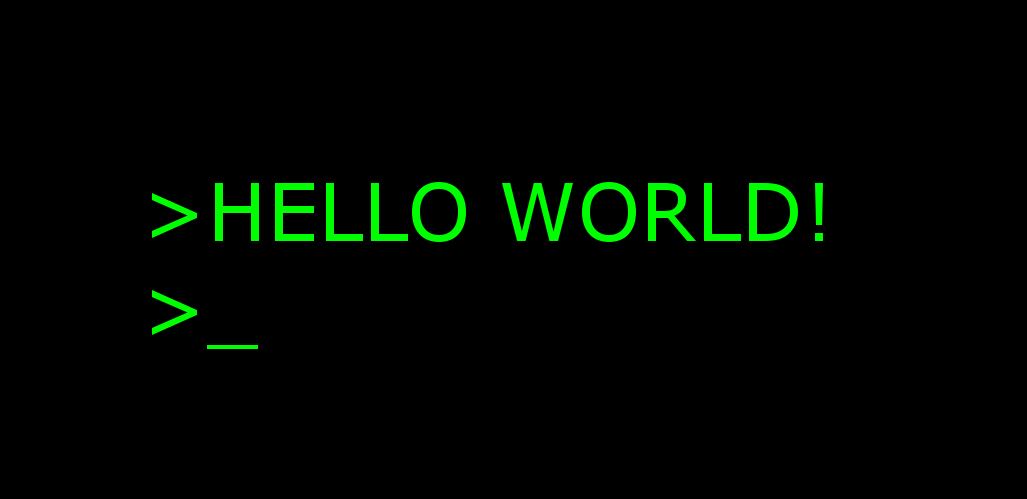 Hello World! (My Inaugural Post) Hello world