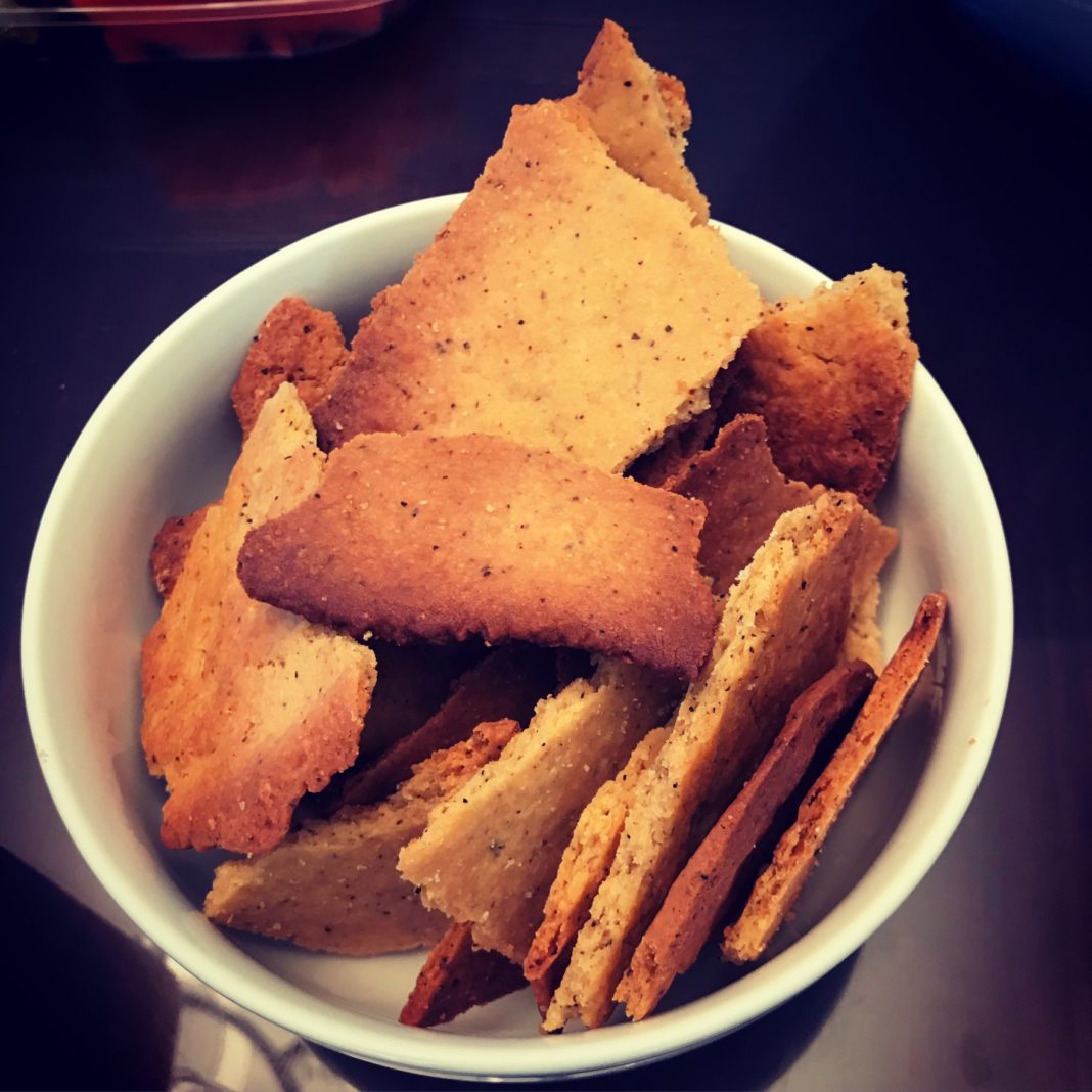 Tyler Florence's CheddarBlack Pepper Crackers Recipe Review Panda's